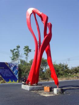 hj1730 不銹鋼雕塑—舞_青島國際服裝城不銹鋼雕塑、石雕、玻璃鋼雕塑_濱州宏景雕塑有限公司